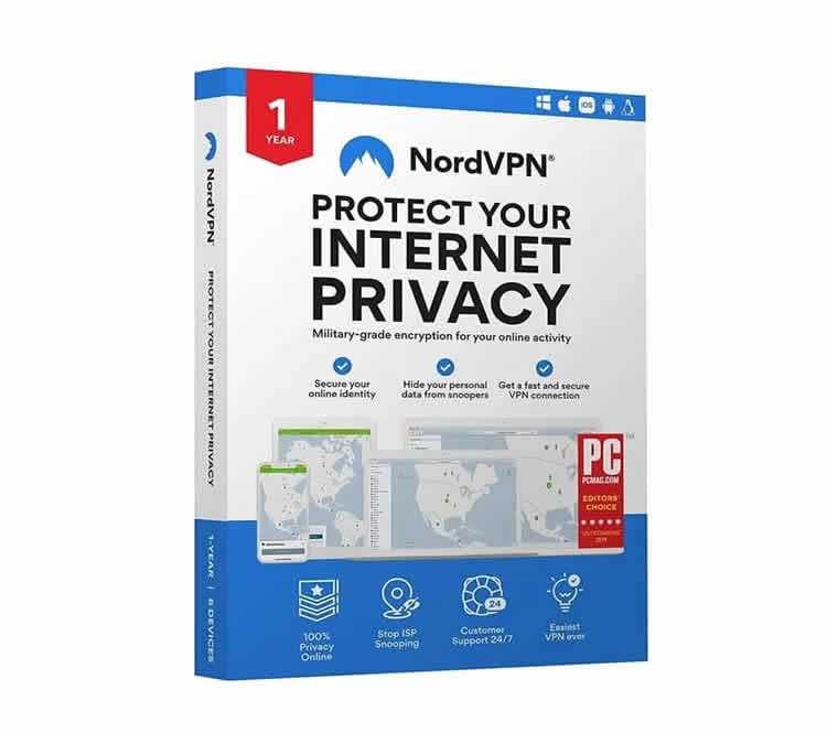 نورد في بي إن (10 مستخدمين، 1 سنة) NordVPN