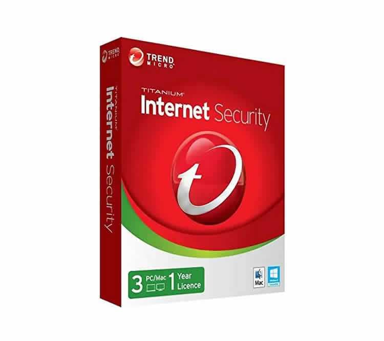 تريند مايكرو إنترنت سكيورتي - (3 مستخدمين، 1  سنة) - Trend Micro